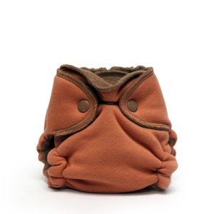 COPY - ECOPOSH Recycled Organic, Newborn Fitted Diaper (Ginger)